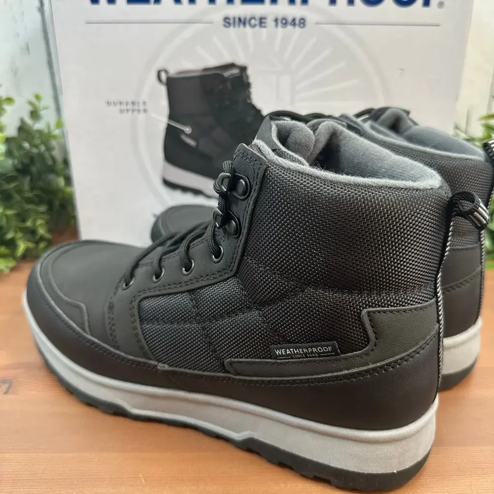 Weatherproof Men's Jenkins Black Sneaker Boots Size 8